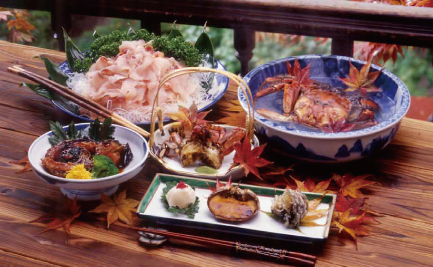 川蟹料理一例